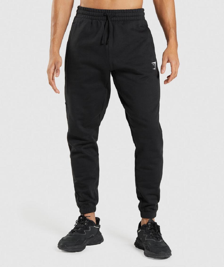 Pantalones Jogger Gymshark Essential Hombre Negras | CO 3735SGL